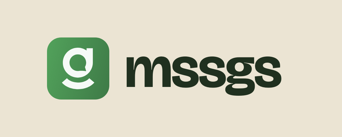 mssgs: Ordmærke, lys baggrund